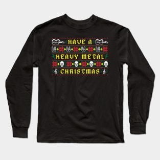 Heavy Metal Christmas Long Sleeve T-Shirt